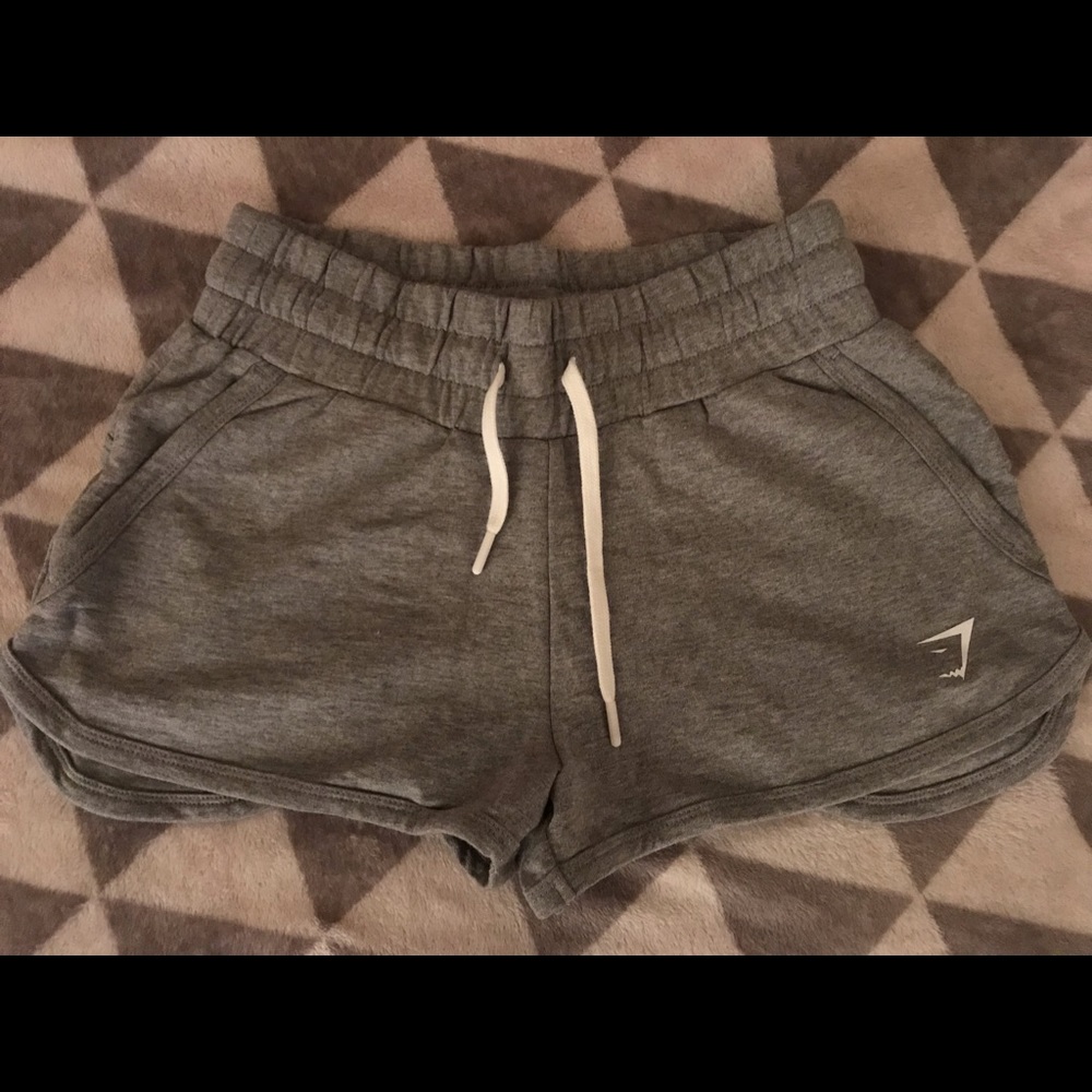 Gymshark cotton grey shorts